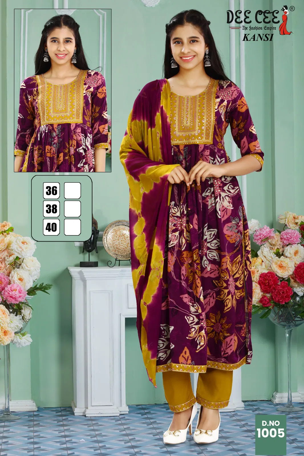 Kansi By Deecee Rayon Printed Kurtis With Bottom Dupatta Exporters In India